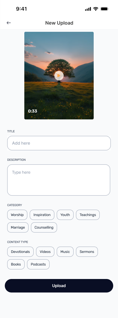 Gospel App Bible Screen